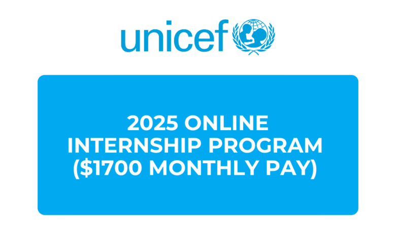 UNICEF Remote Internship Program 2025