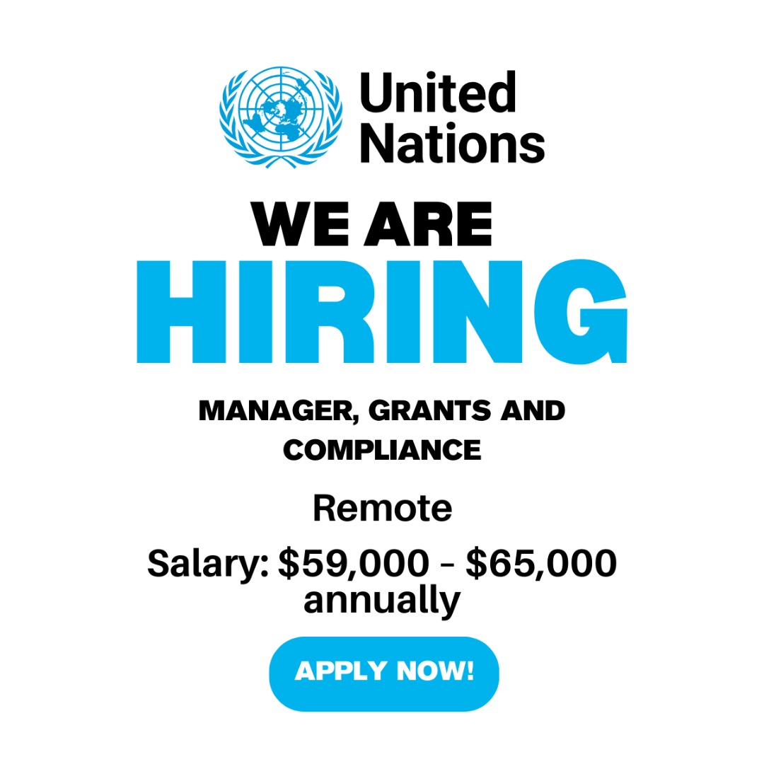 UN Foundation is Hiring a Manager | USD $87,000