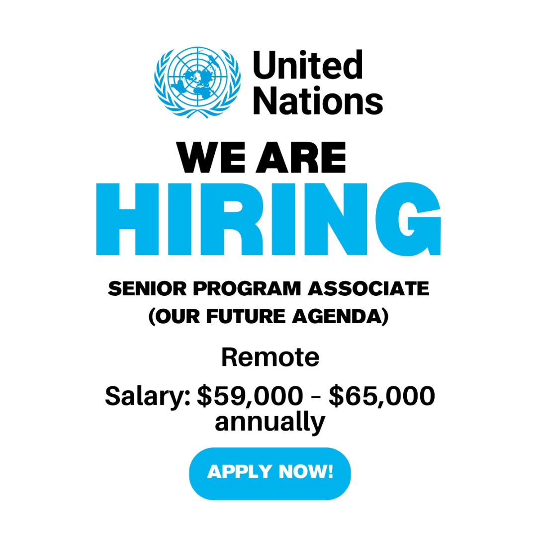 UN Foundation: Senior Program Associate | $59,000 – $65,000