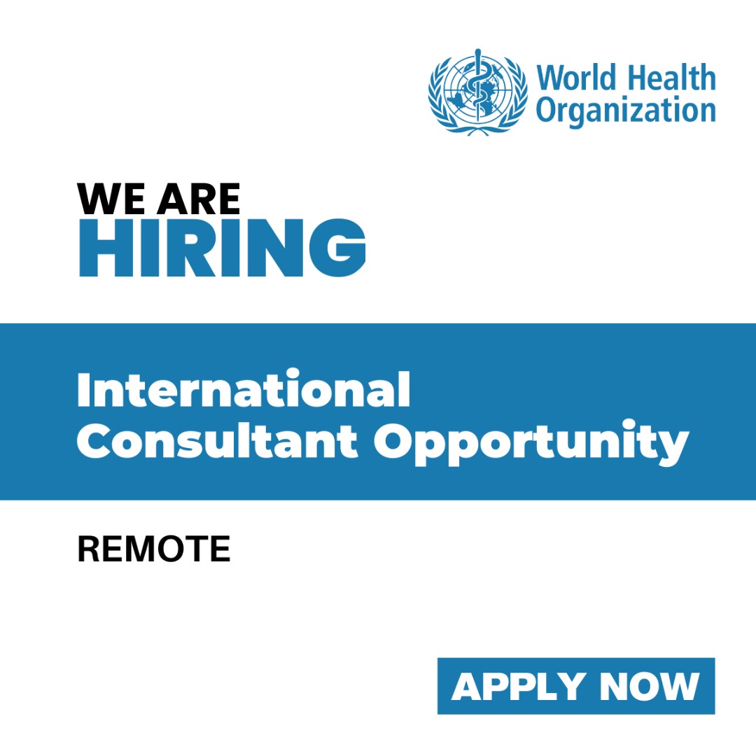 WHO International Consultant – Non-Communicable Diseases